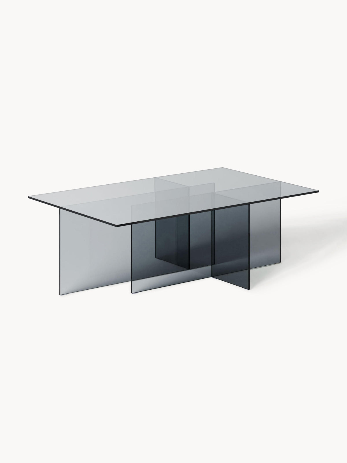 Anouvia Glass Coffee Table, W 102 cm