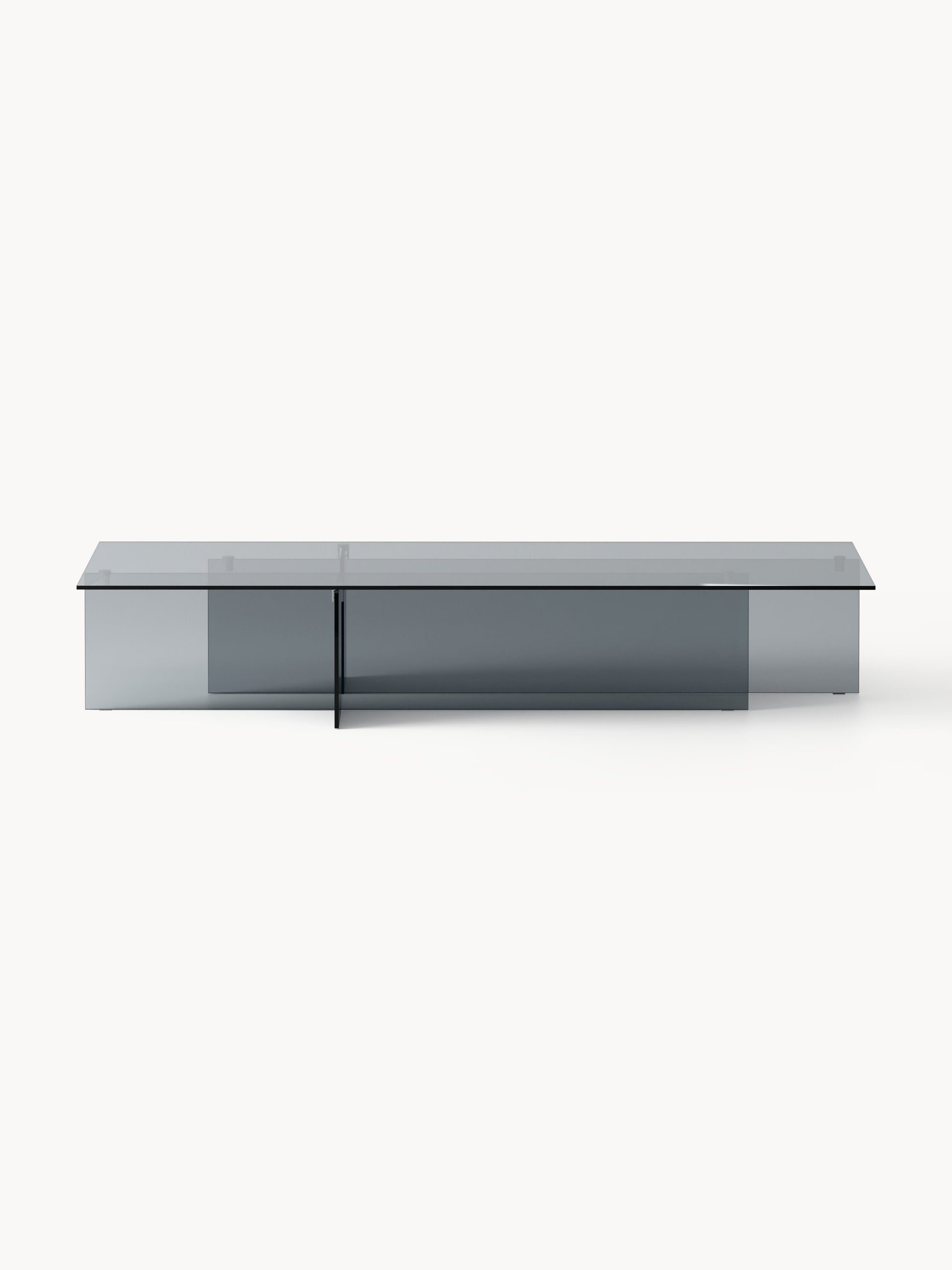 Anouvia Large Glass Coffee Table, W 160 cm