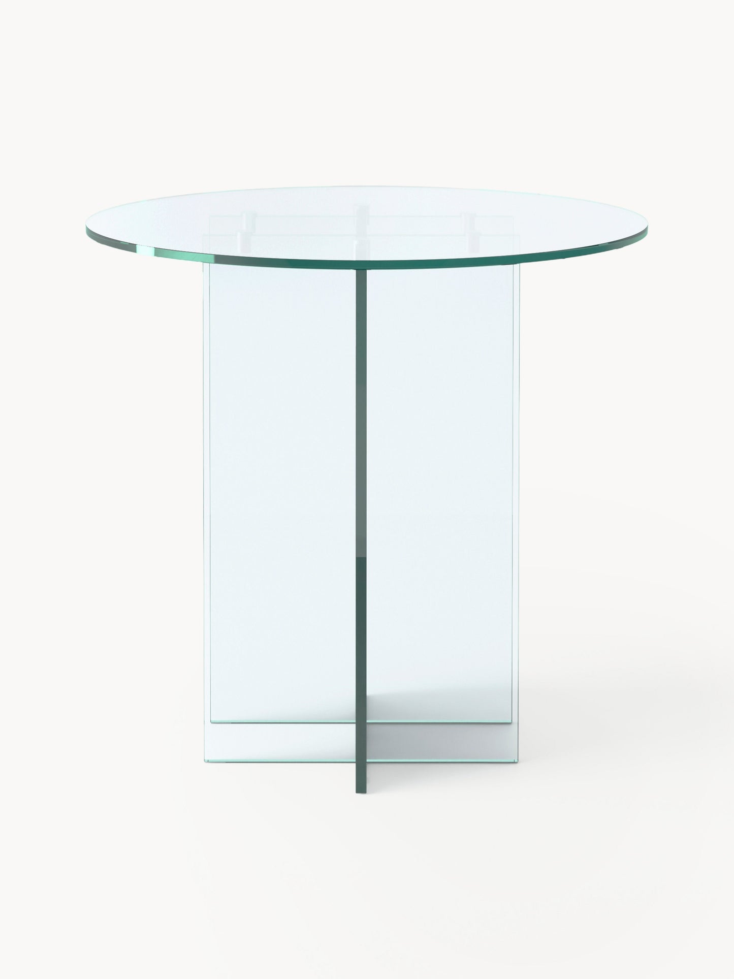 Anouvia Round Glass Dining Table, in Various Sizes