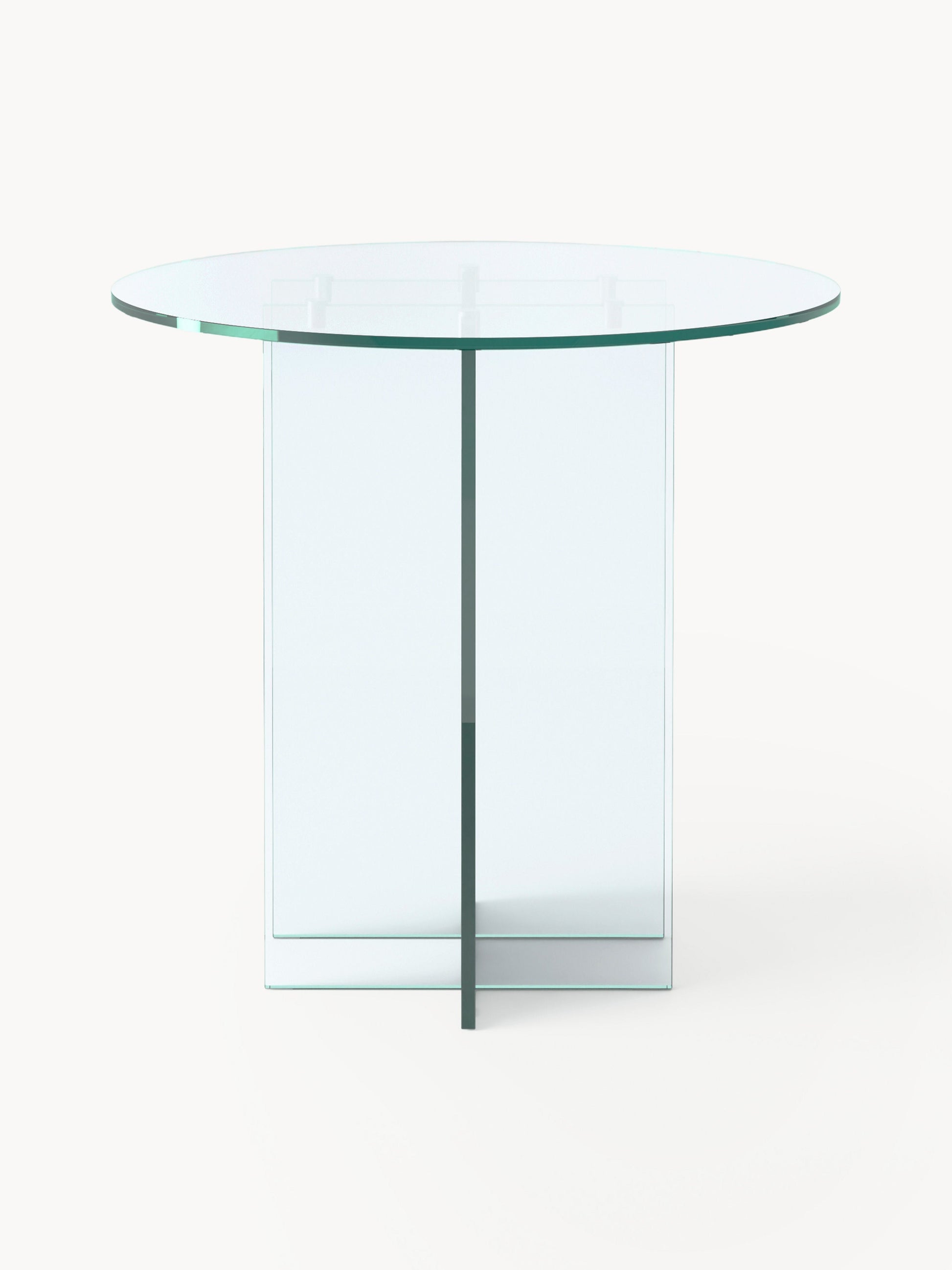Anouvia Round Glass Dining Table, in Various Sizes