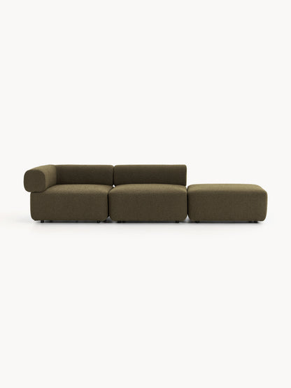 Antmiro Modular Ottoman in Bouclé