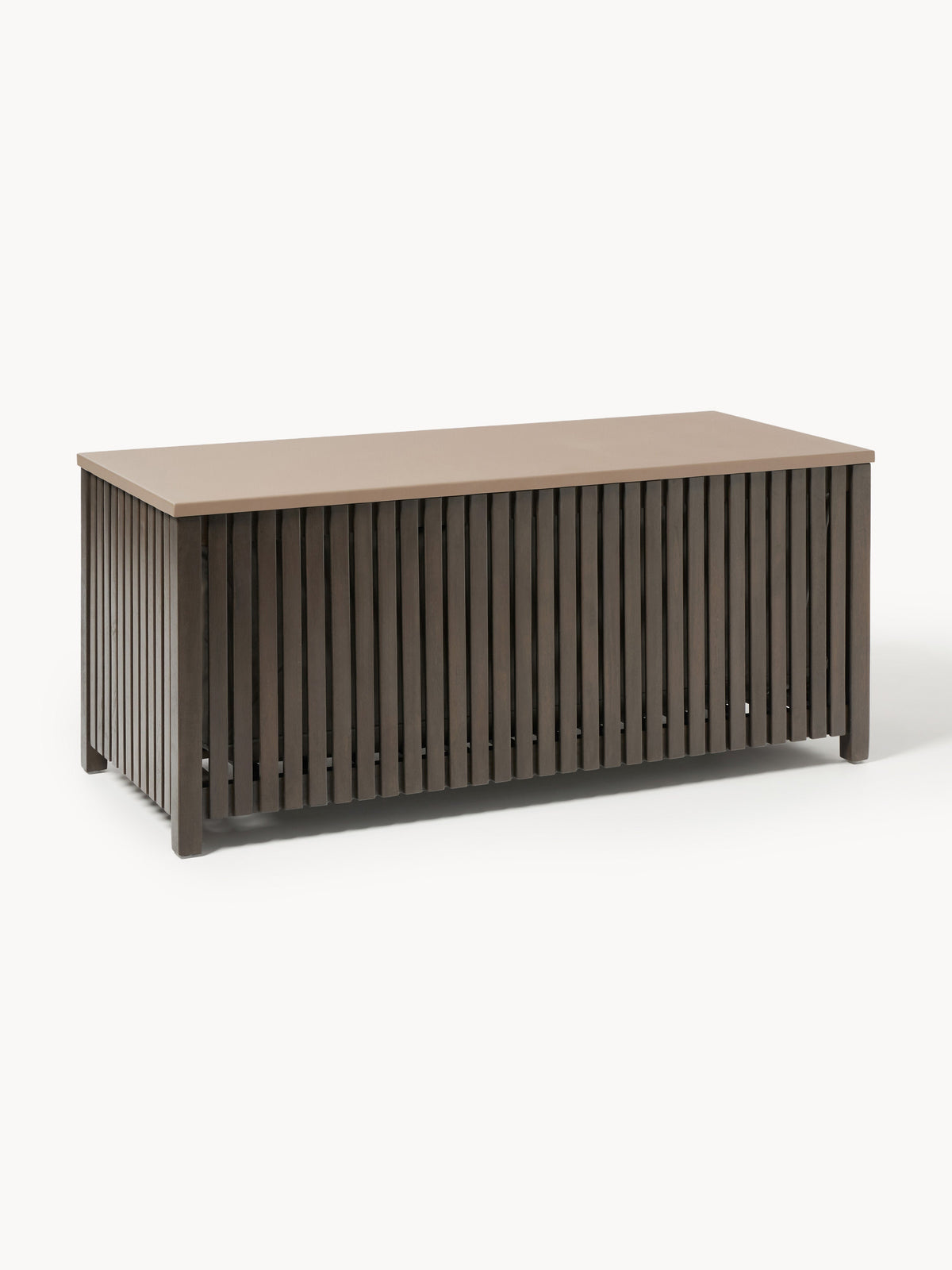 Arkessia Garden Storage Box in Acacia Wood with Insert, W 129 cm