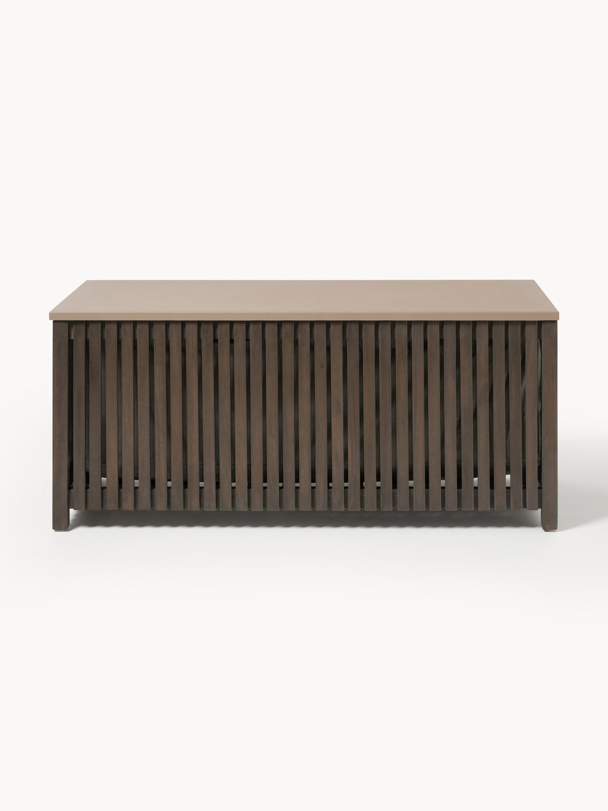 Arkessia Garden Storage Box in Acacia Wood with Insert, W 129 cm