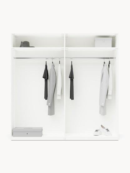 Charsera Modular Hinged-Door Wardrobe, 200 cm Wide, in Various Sizes