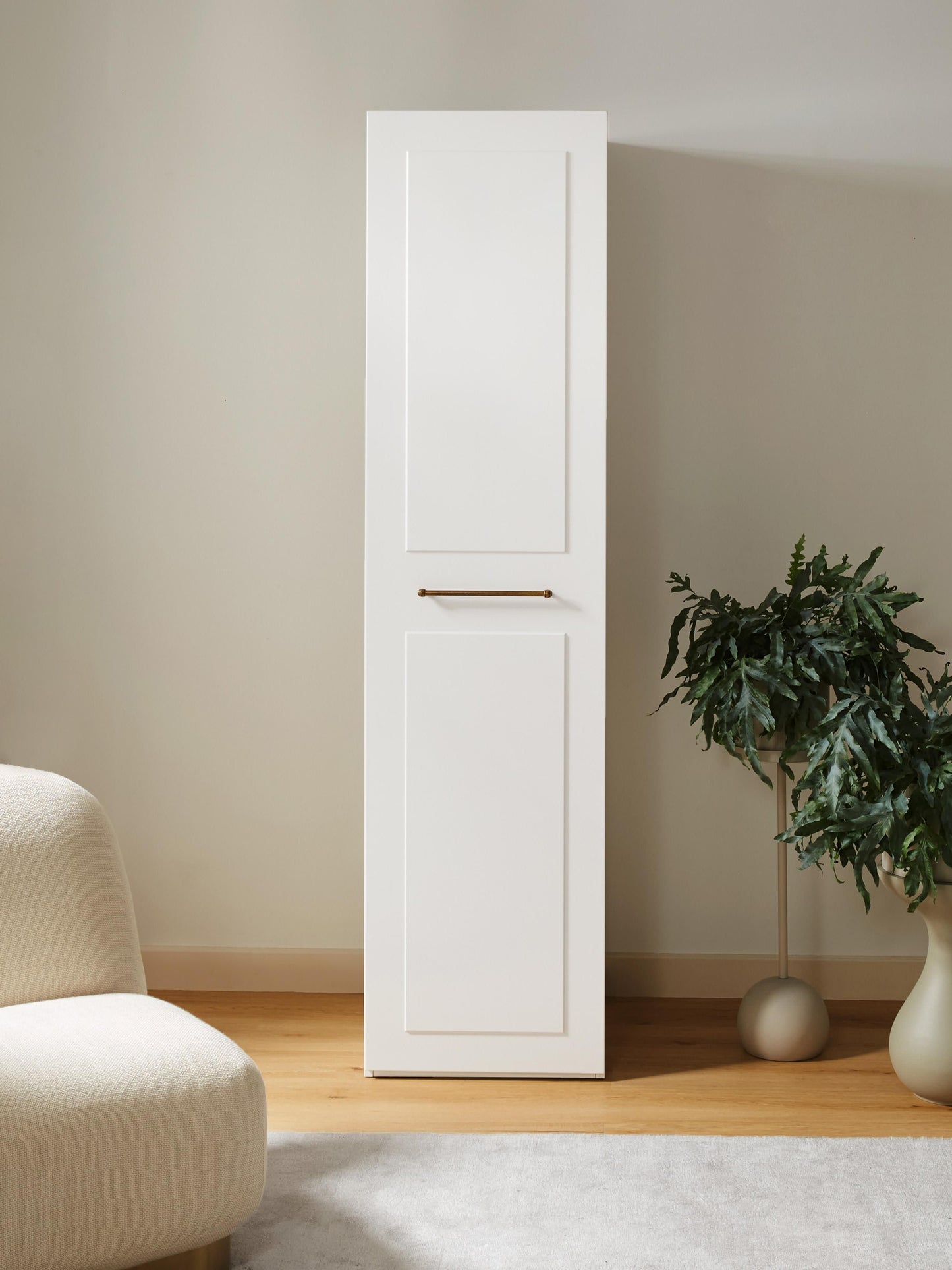 Charsera Modular Hinged-Door Wardrobe, 50 cm Wide, in Various Sizes
