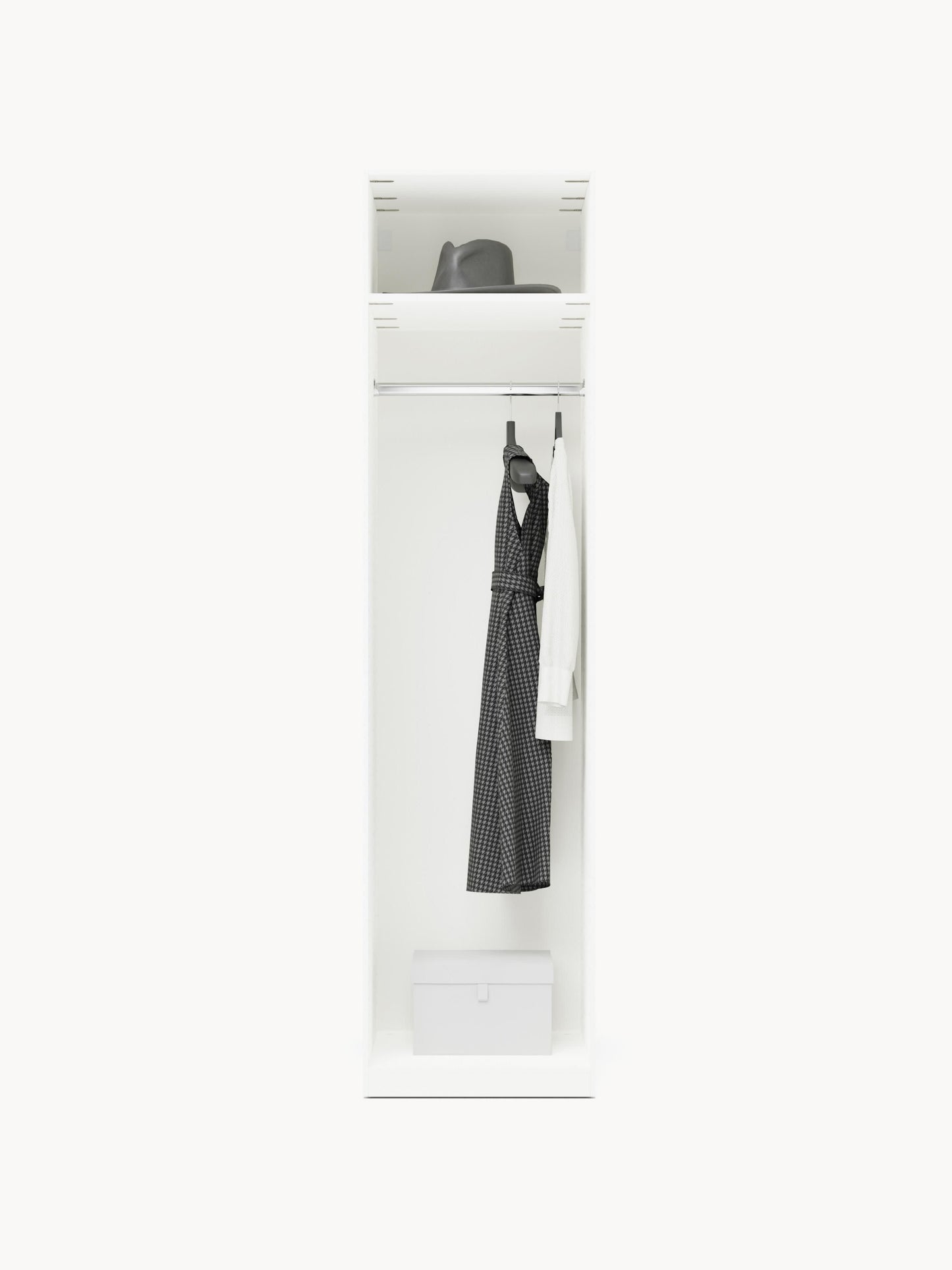 Charsera Modular Hinged-Door Wardrobe, 50 cm Wide, in Various Sizes