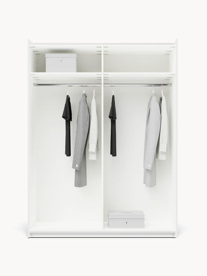 Charsera Modular Sliding-Door Wardrobe, 150 cm Wide, in Various Sizes