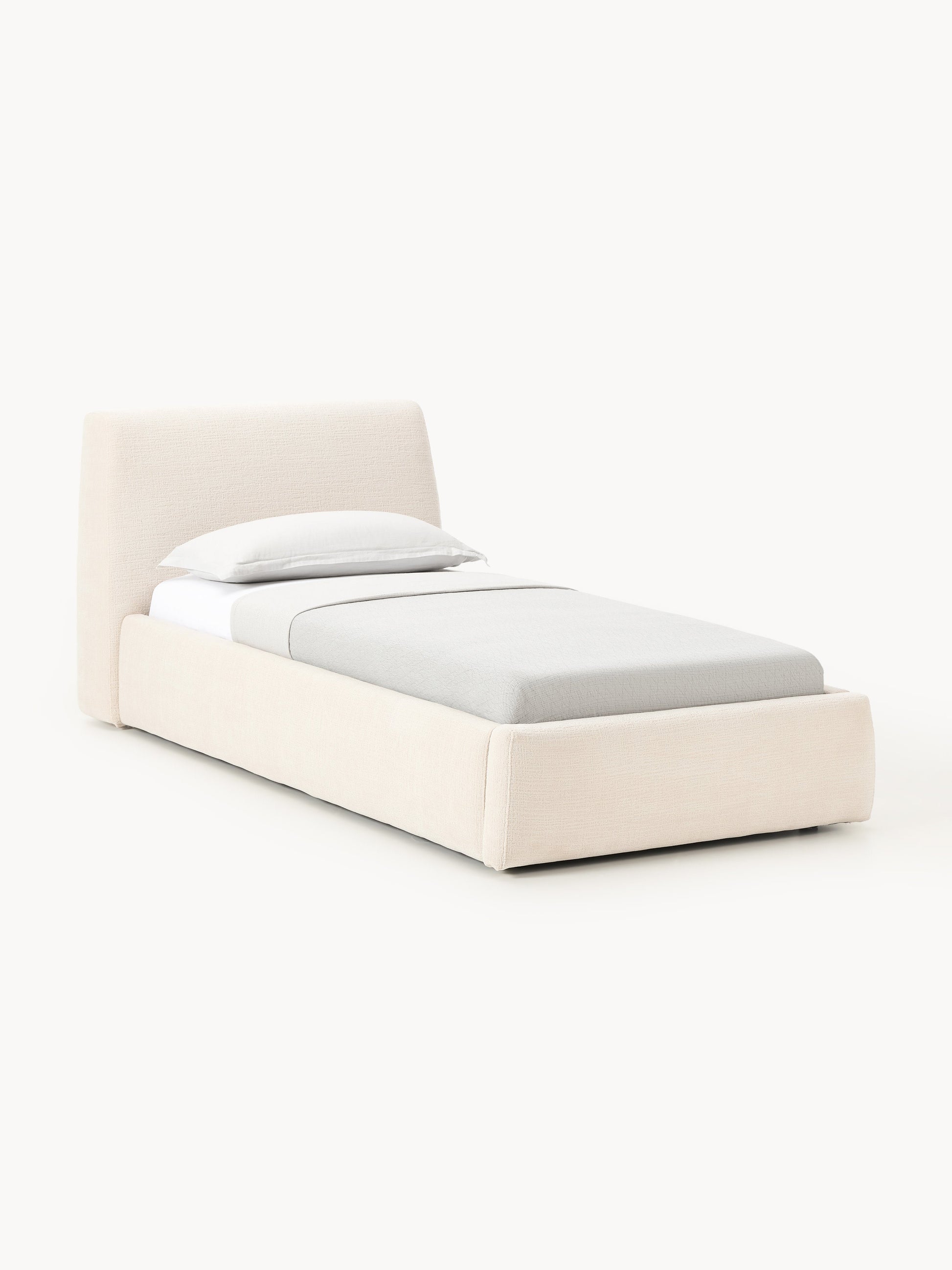 Clodano Single Bed, Upholstered