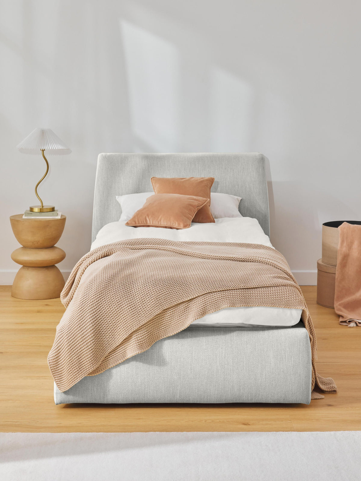 Clodano Single Bed with Storage