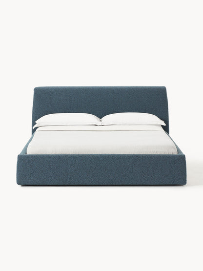 Clodano Upholstered Bed in Bouclé