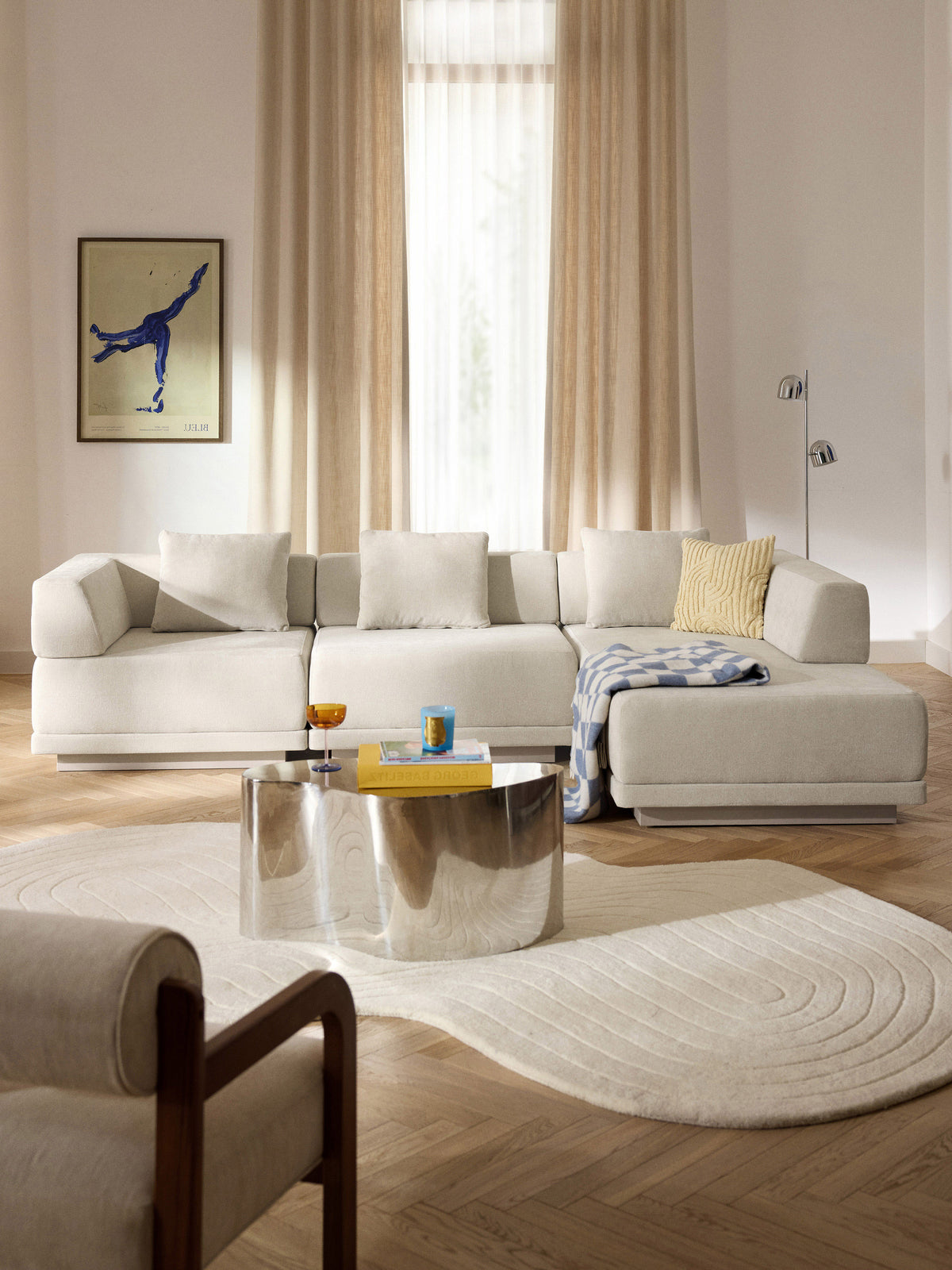 Colnera Modular Corner Sofa, 4-Seater