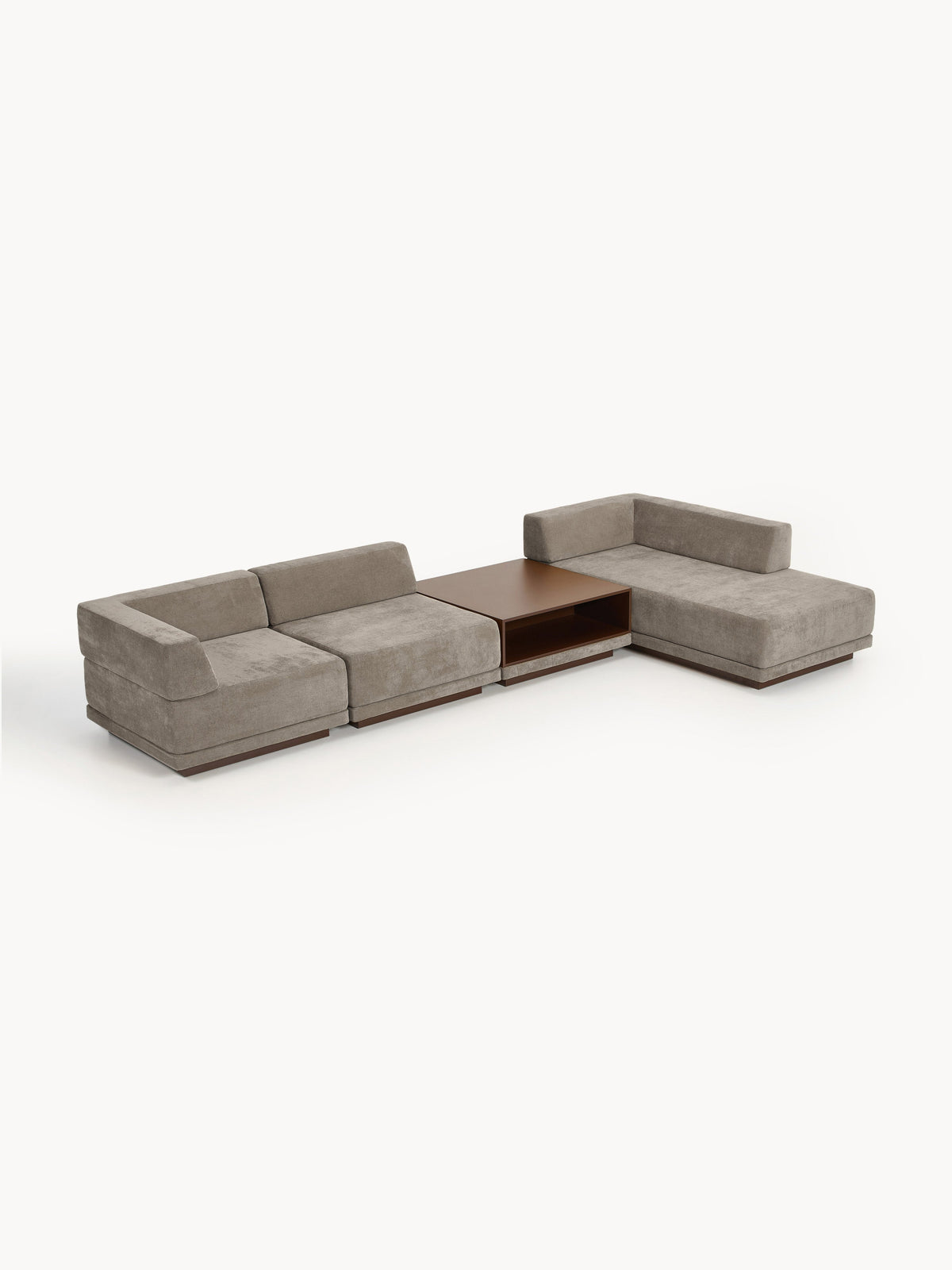 Colnera Modular Corner Sofa (4-Seater) with Coffee Table