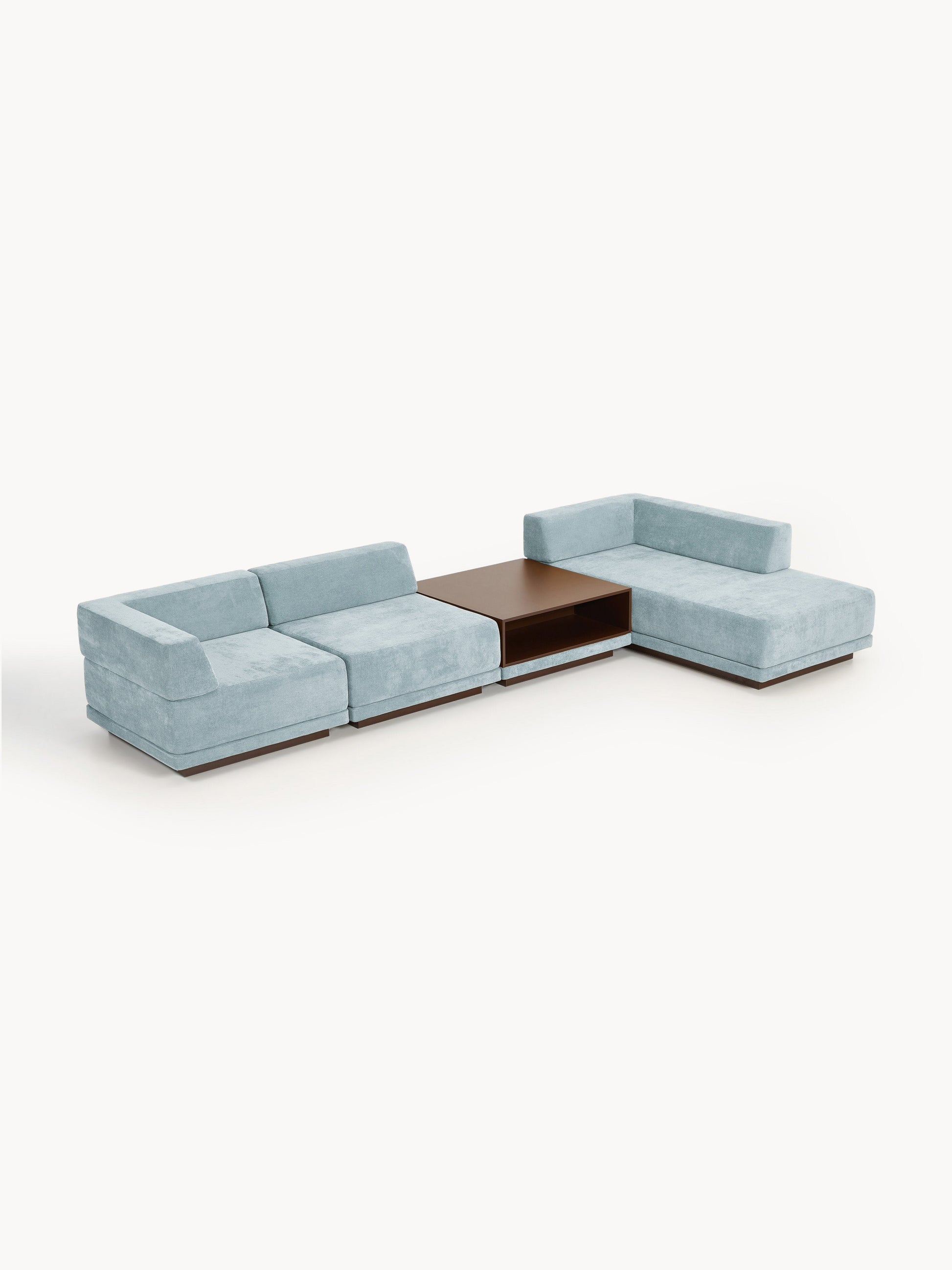 Colnera Modular Corner Sofa (4-Seater) with Coffee Table
