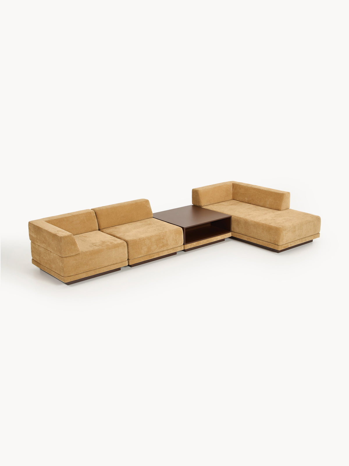 Colnera Modular Corner Sofa (4-Seater) with Coffee Table