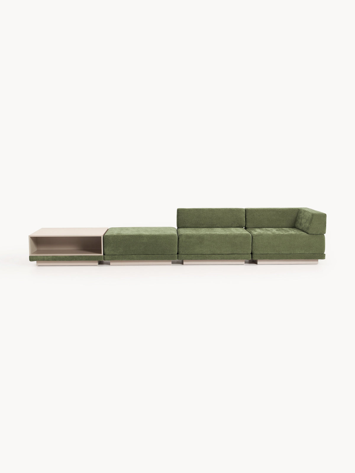 Colnera Modular Sofa (4-Seater) with Coffee Table & Ottoman