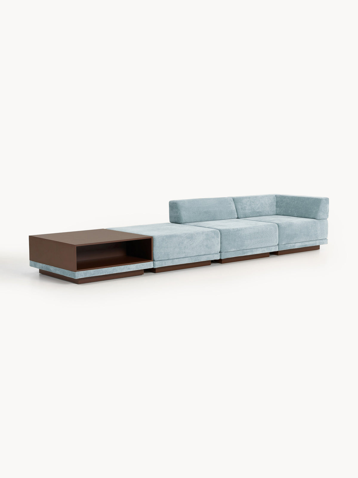 Colnera Modular Sofa (4-Seater) with Coffee Table & Ottoman