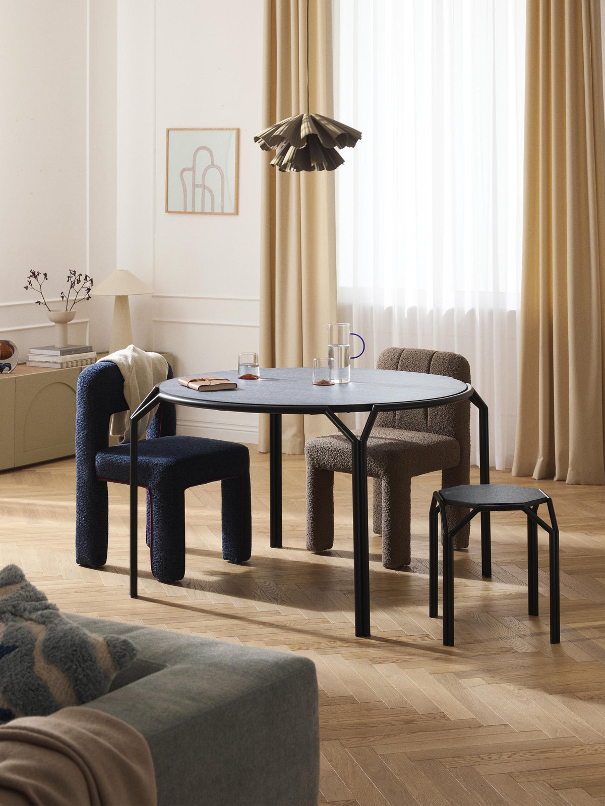 Danula Round Dining Table, Ø 120 cm