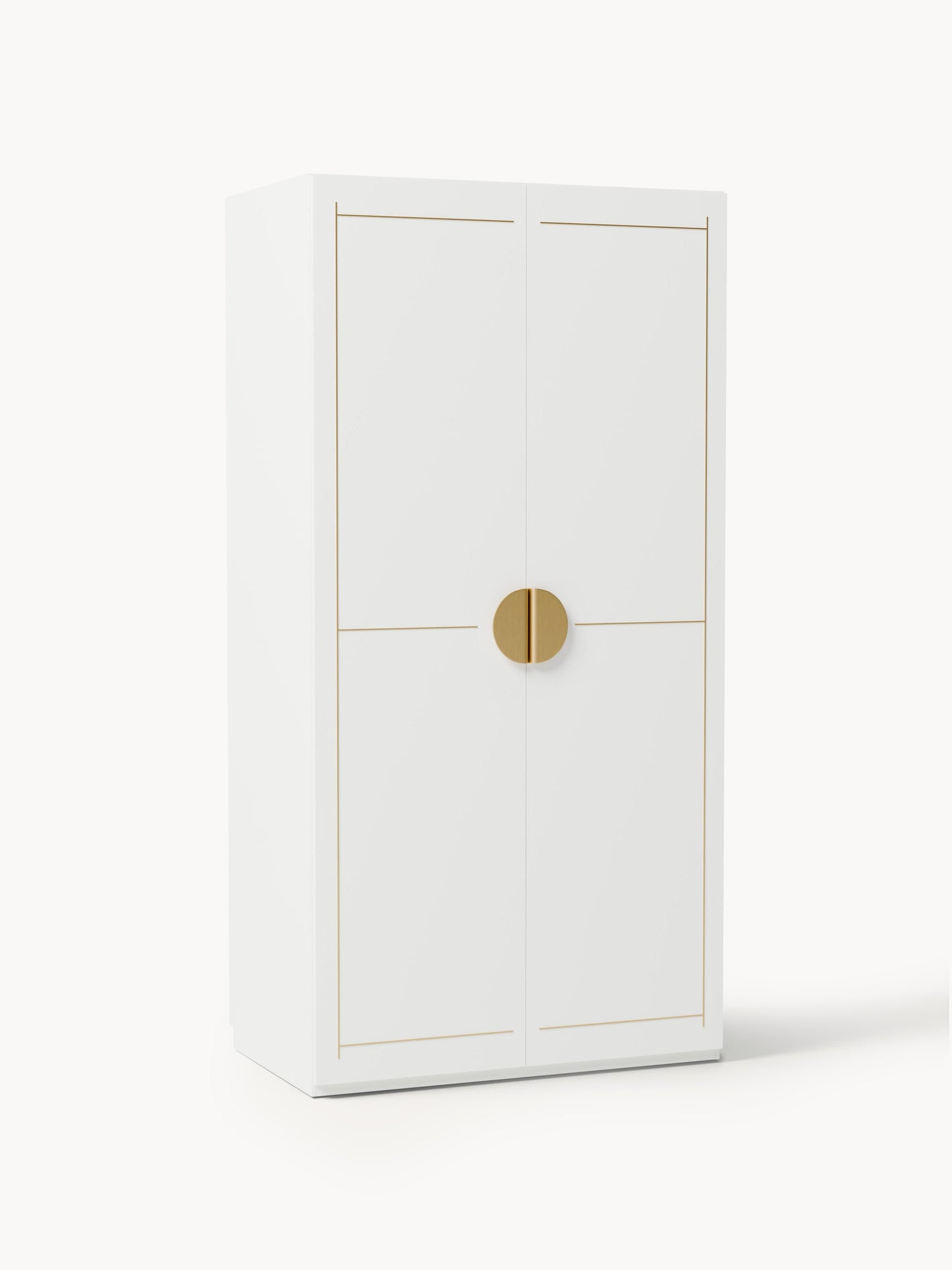 Denvola Modular Hinged-Door Wardrobe, 100 cm Wide, in Various Sizes
