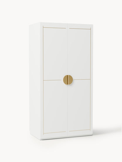 Denvola Modular Hinged-Door Wardrobe, 100 cm Wide, in Various Sizes