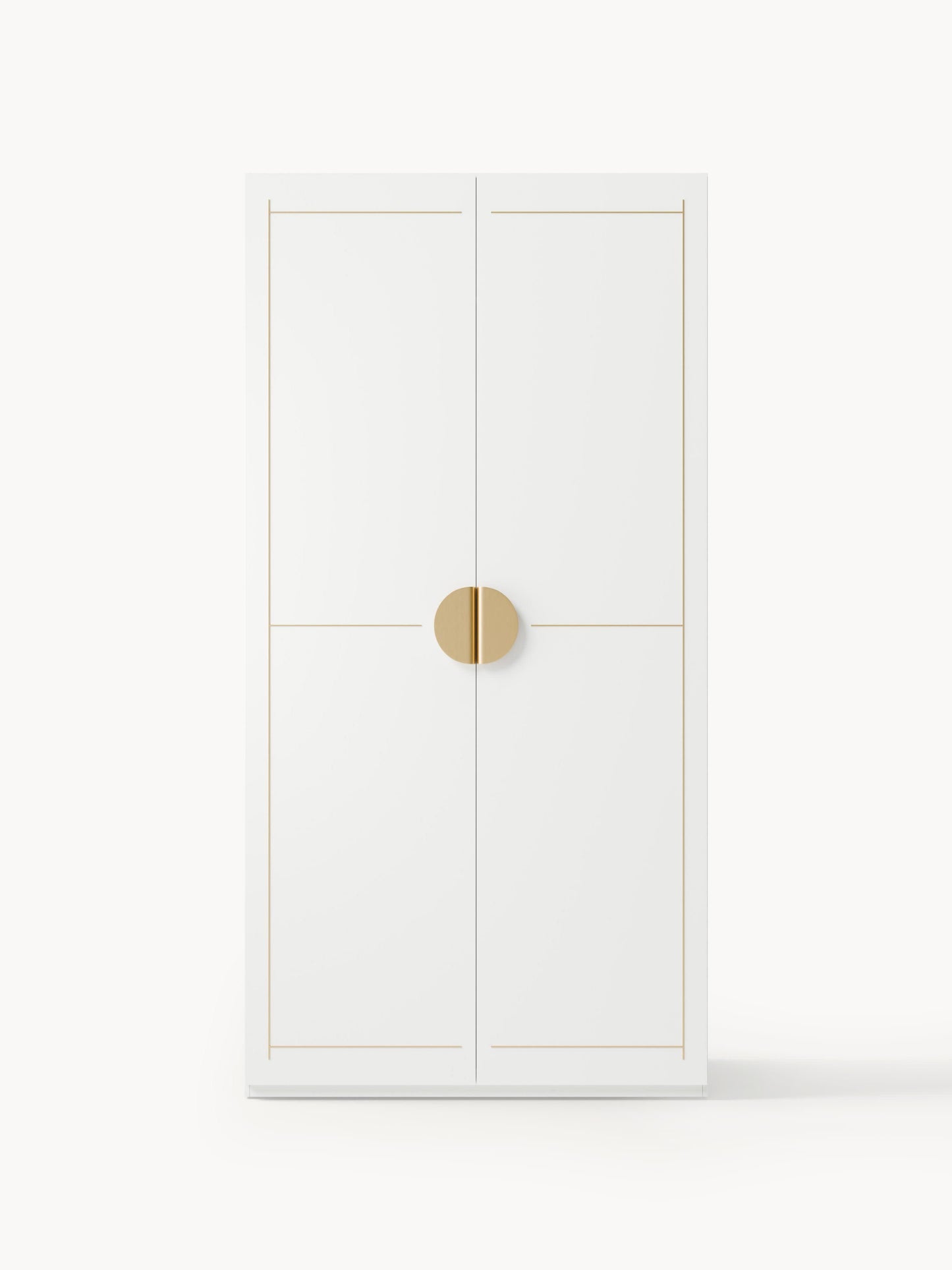 Denvola Modular Hinged-Door Wardrobe, 100 cm Wide, in Various Sizes