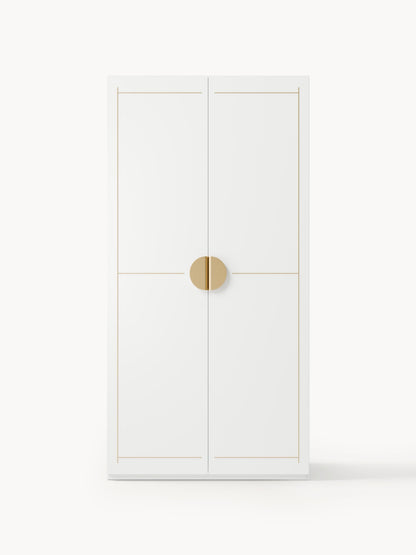Denvola Modular Hinged-Door Wardrobe, 100 cm Wide, in Various Sizes