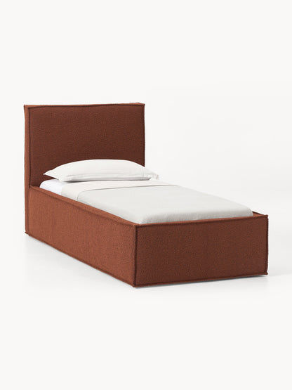 Drescia Single Bed in Bouclé