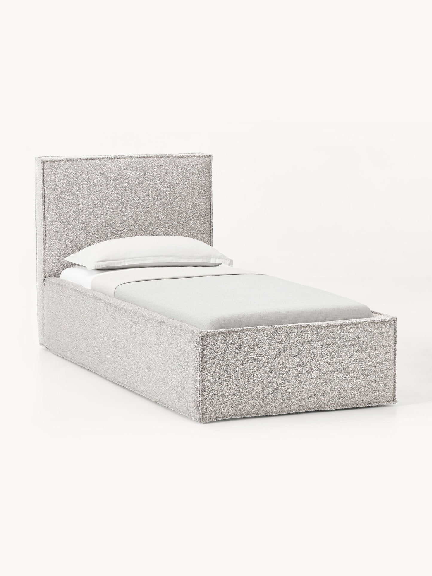 Drescia Single Bed in Bouclé