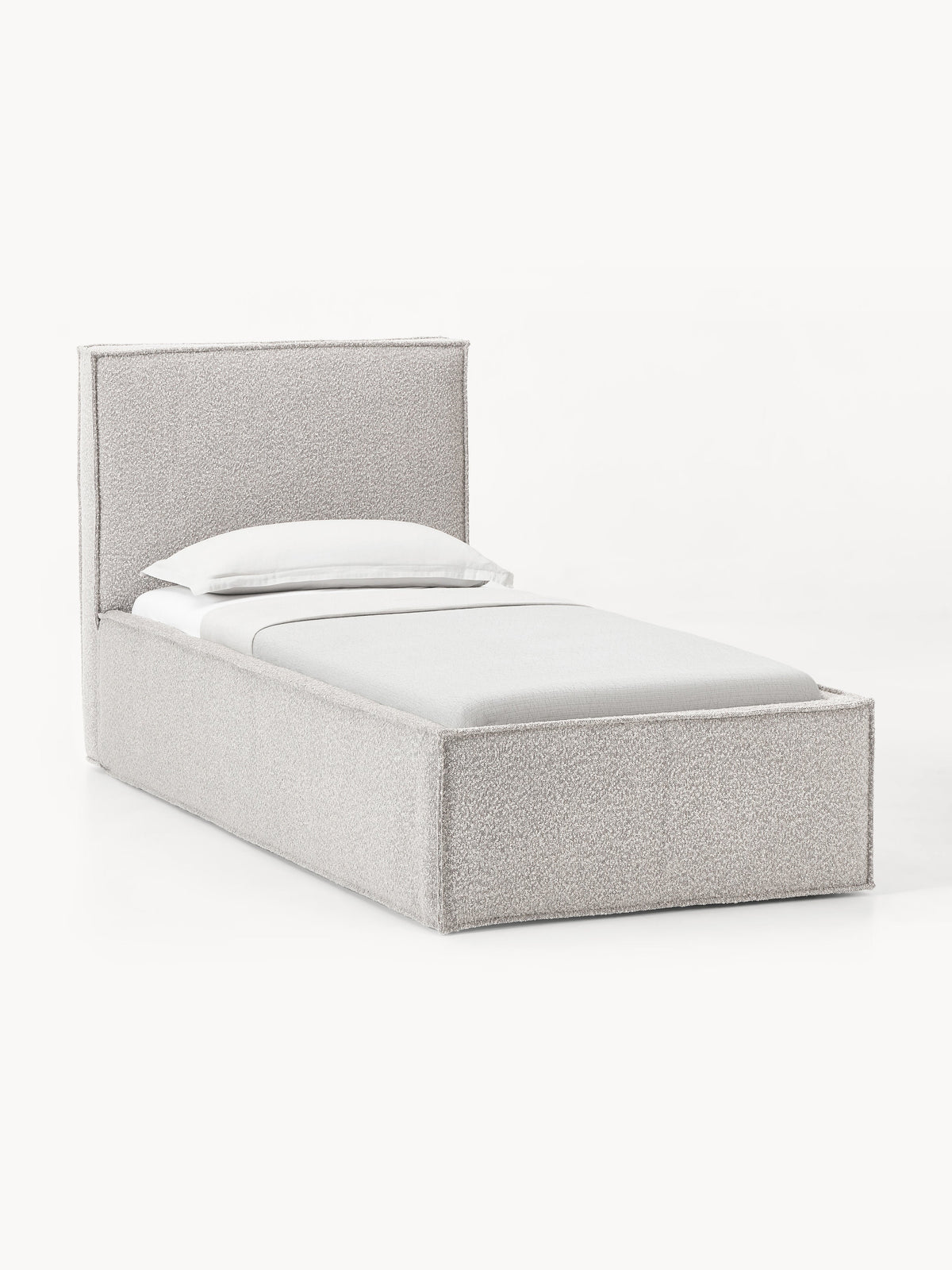 Drescia Single Bed in Bouclé