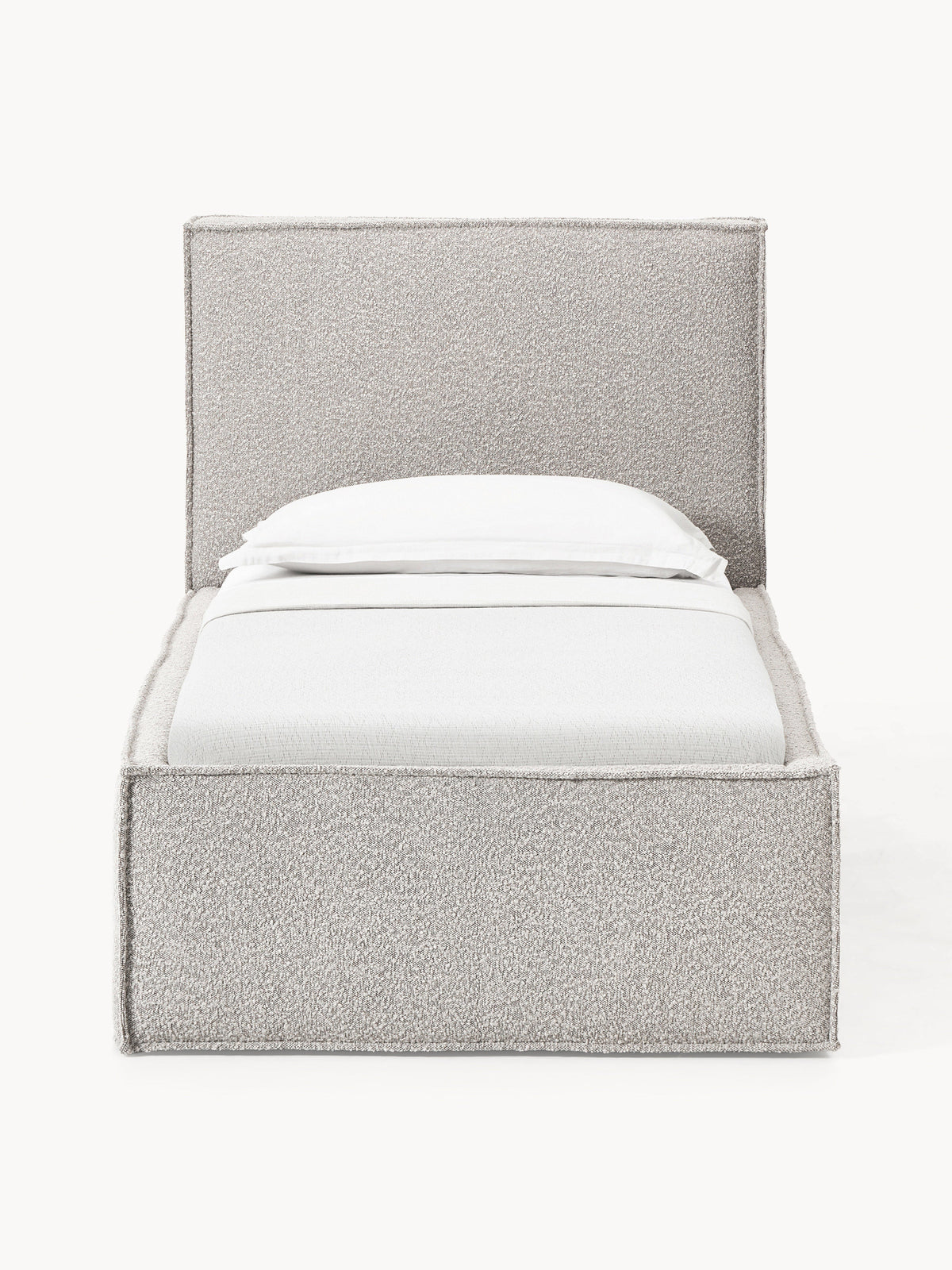 Drescia Single Bed in Bouclé