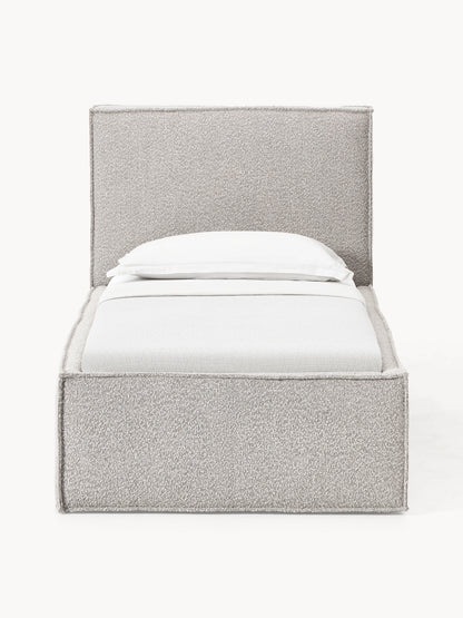 Drescia Single Bed in Bouclé