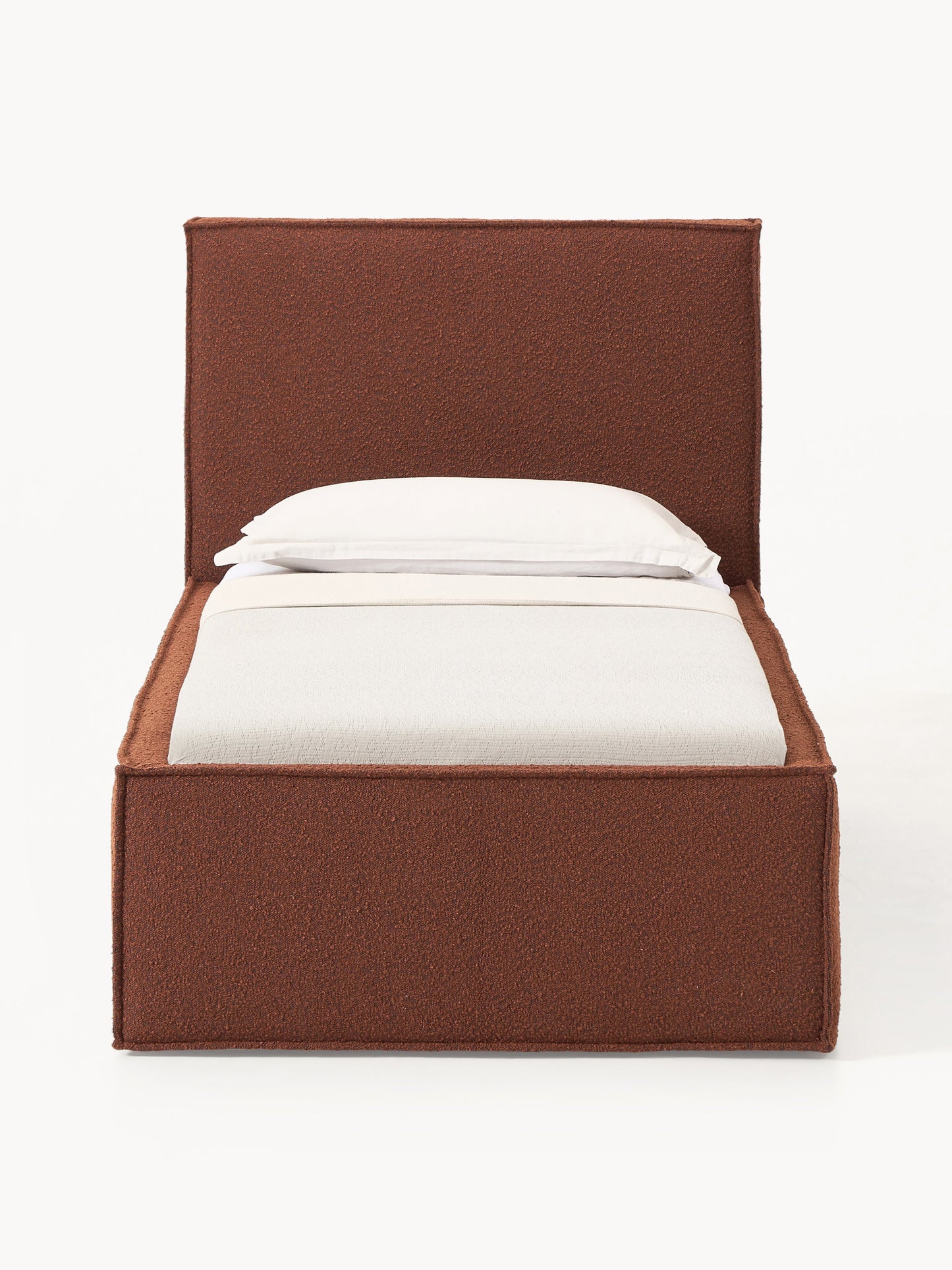 Drescia Single Bed in Bouclé