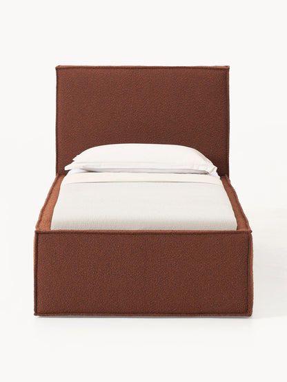Drescia Single Bed in Bouclé