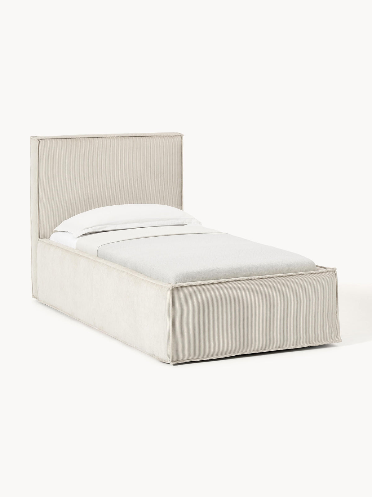 Drescia Single Bed with Storage, Corduroy
