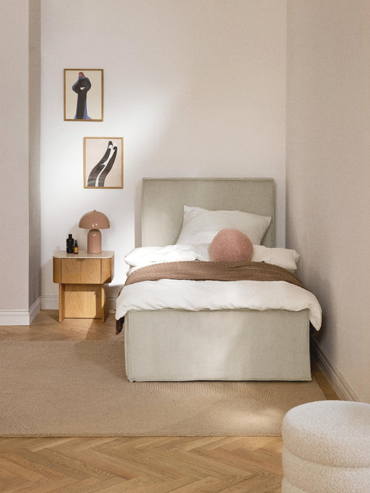 Drescia Single Bed with Storage, Corduroy