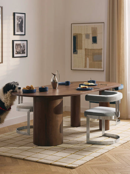 Dunavia Oval Oak Dining Table, in Various Sizes