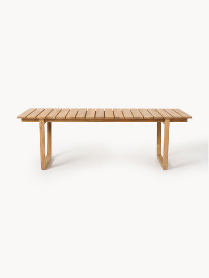 Eimiro Teak Wood Garden Table, 229 x 100 cm