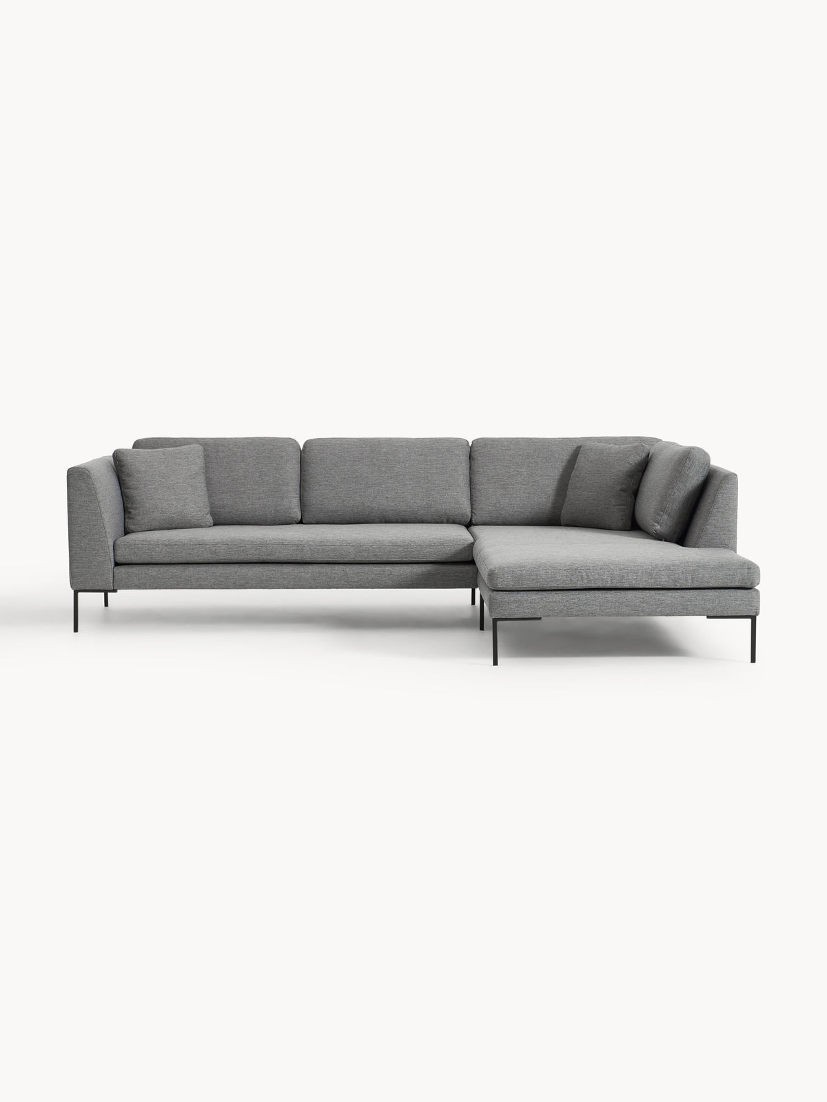Emverra Corner Sofa with Metal Legs
