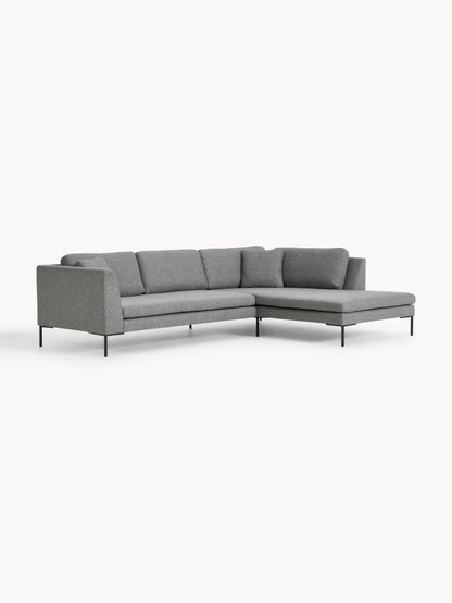Emverra Corner Sofa with Metal Legs