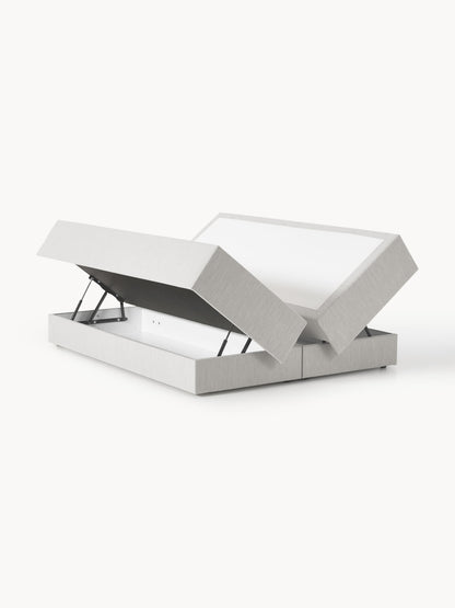 Enzola Box Spring Bed with Storage