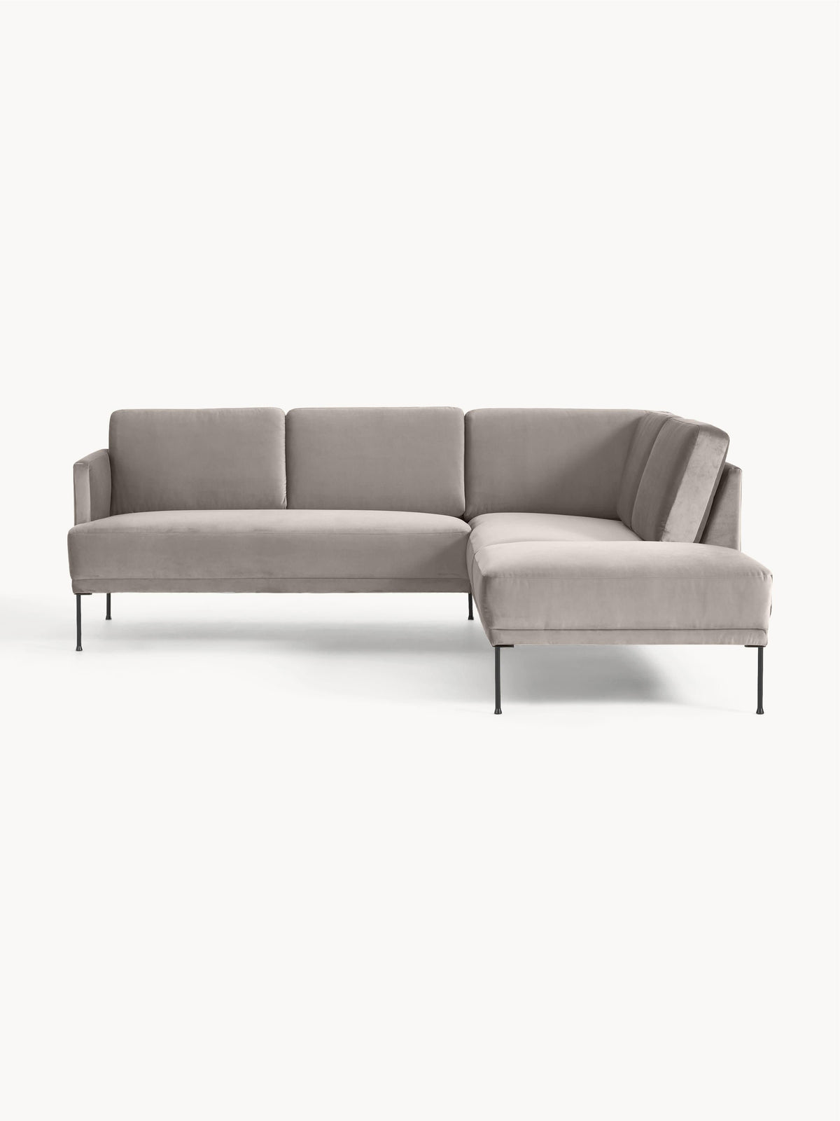Fluminta Corner Sofa in Velvet