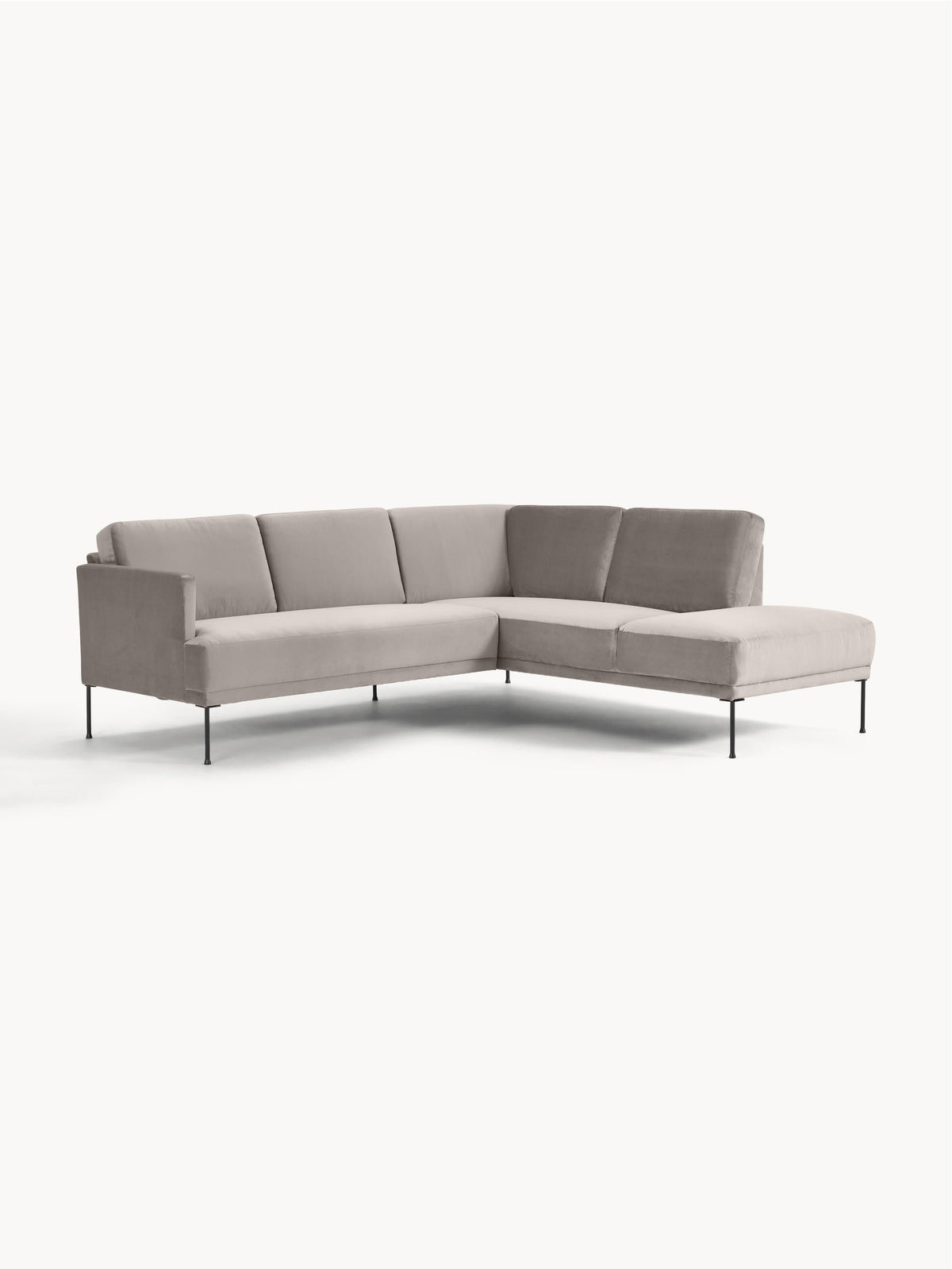 Fluminta Corner Sofa in Velvet