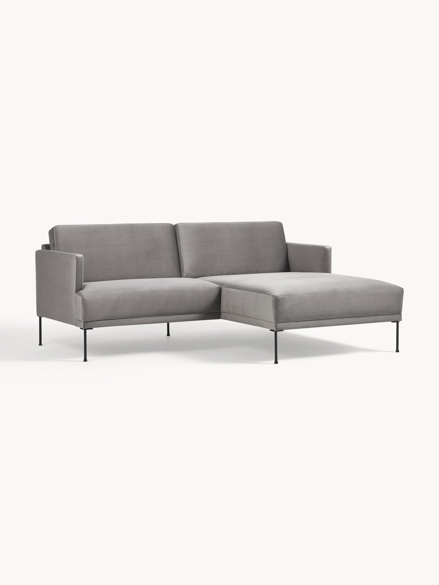 Fluminta Small Corner Sofa in Velvet