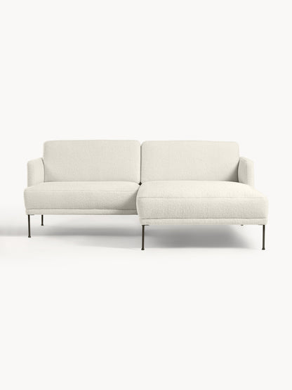 Fluminta Small Teddy Fabric Corner Sofa