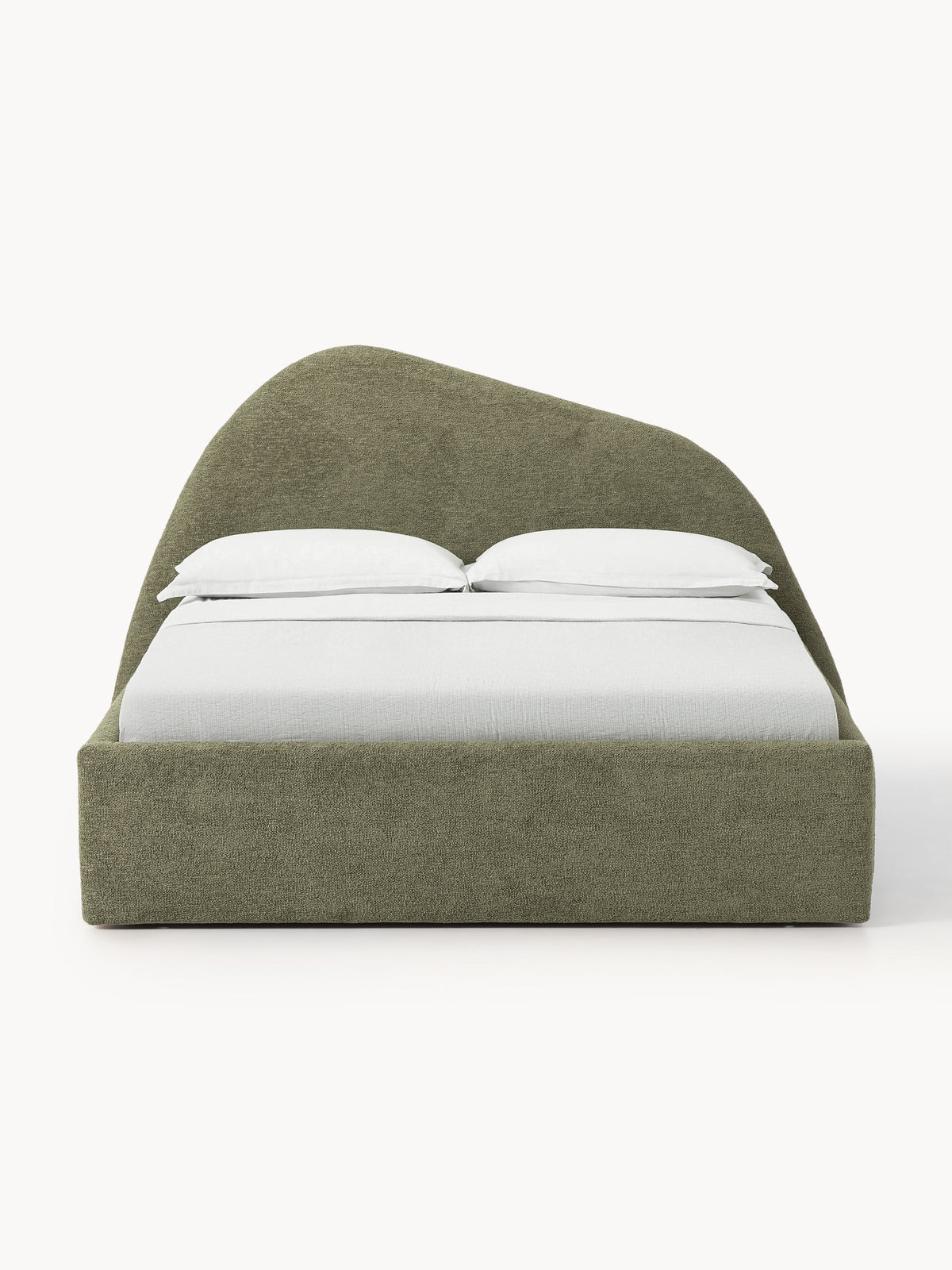 Garnovo Upholstered Bed in Bouclé