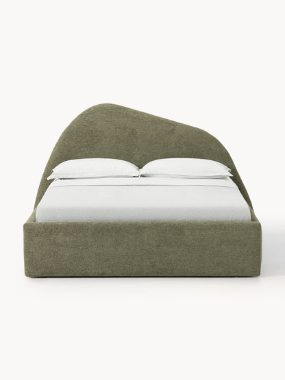Garnovo Upholstered Bed in Bouclé