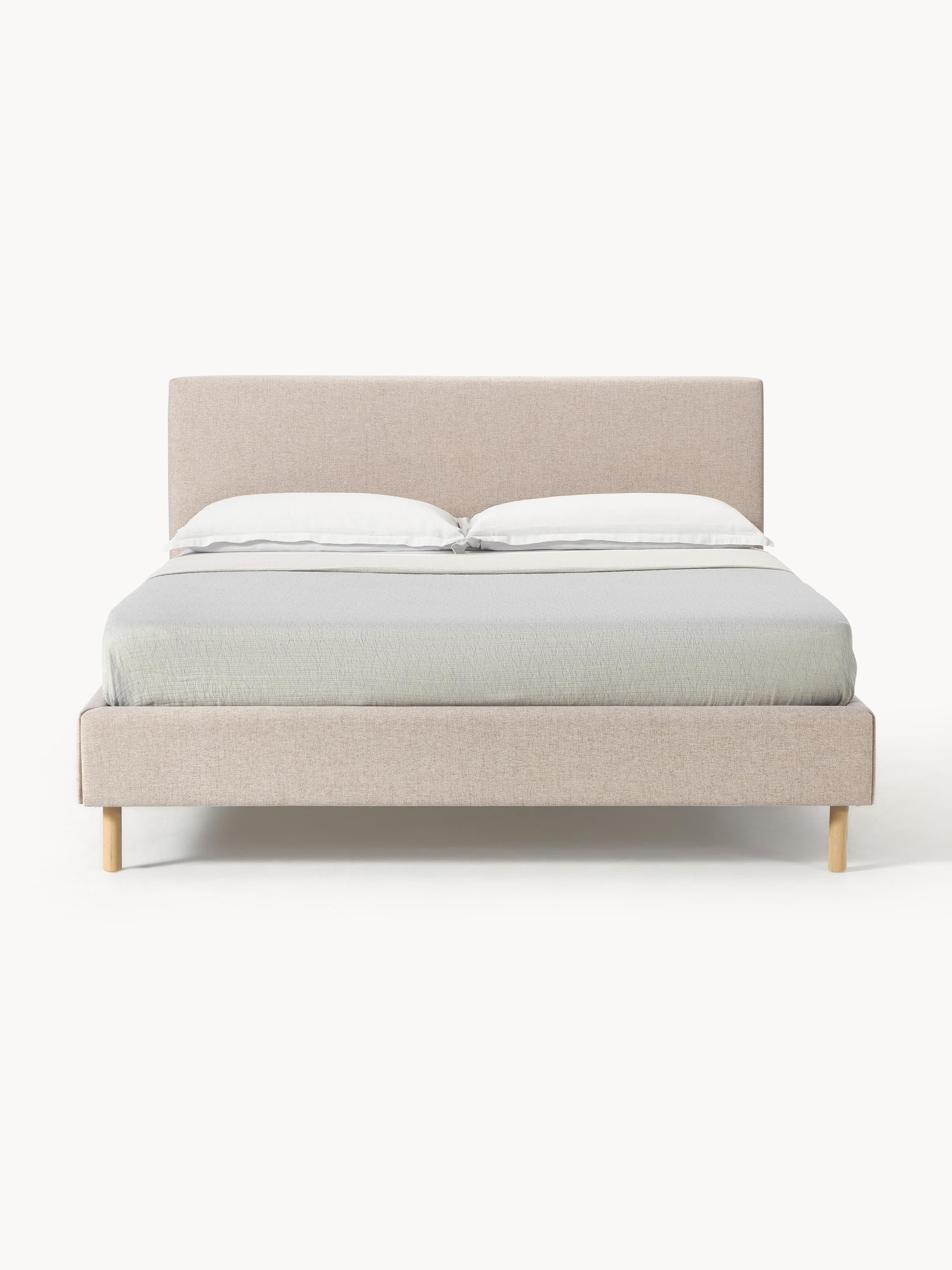 Giulnera Upholstered Bed with Wooden Feet