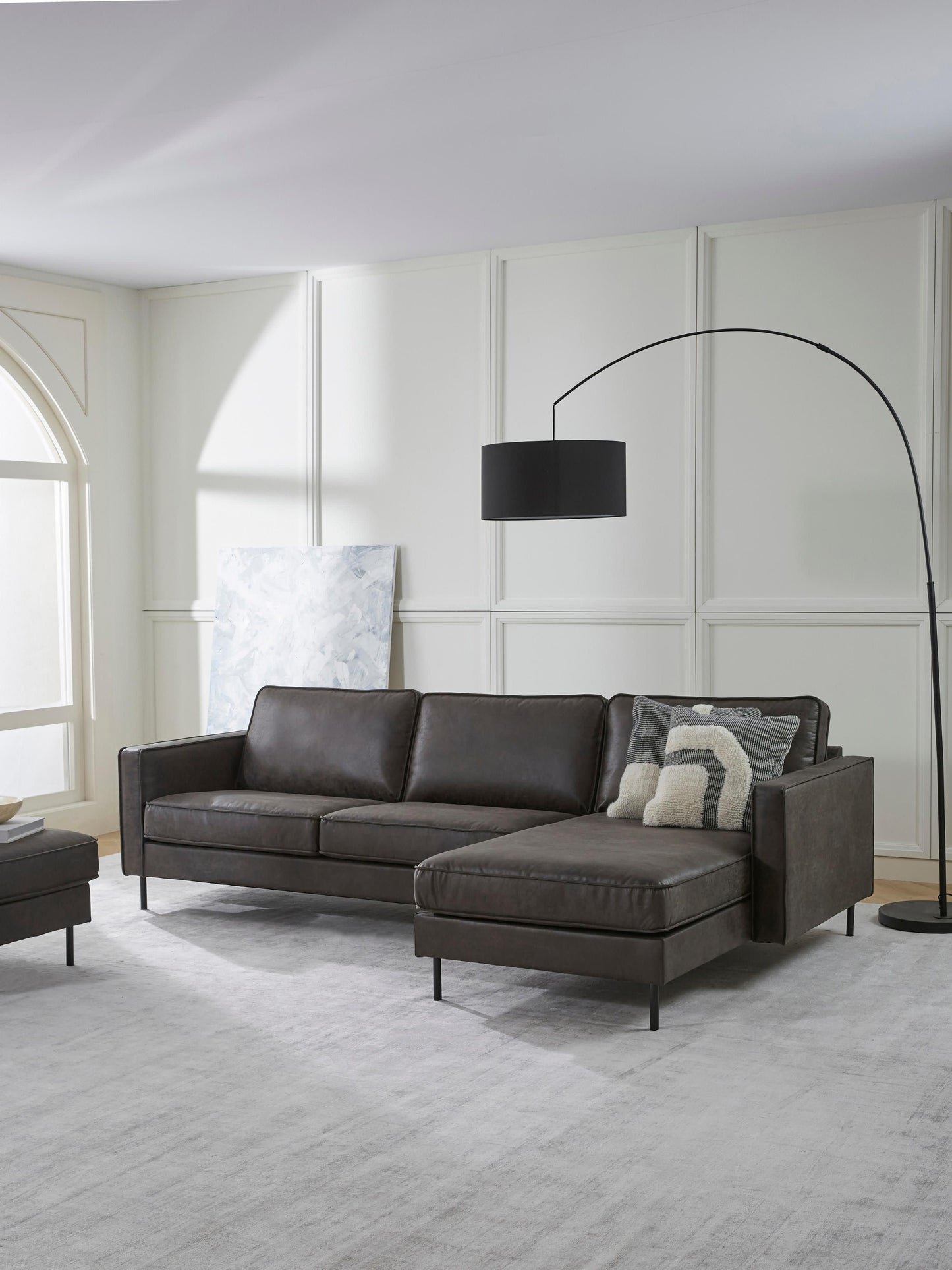 Huntvero Corner Sofa (3-Seater) in Leather