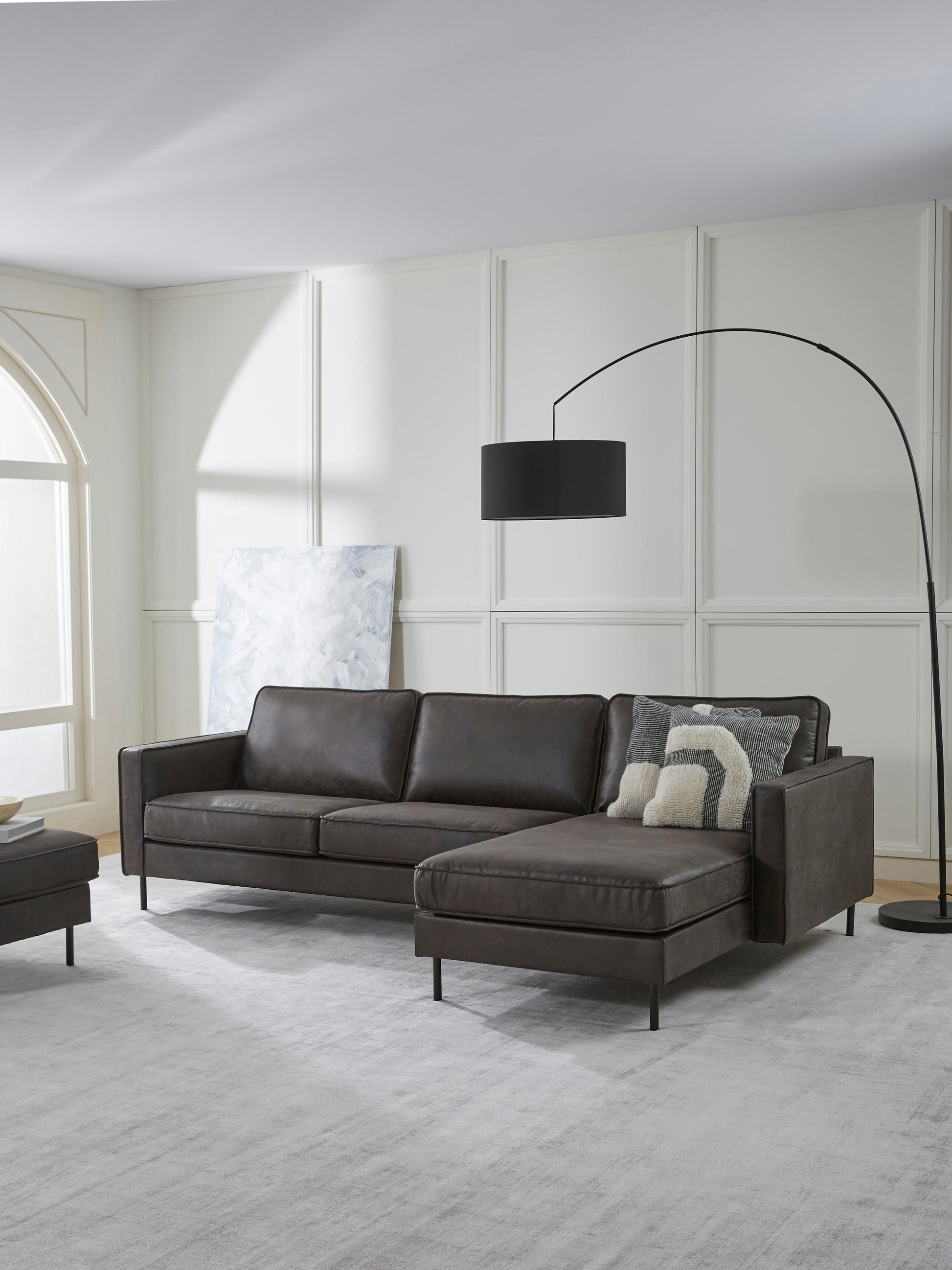 Huntvero Corner Sofa (3-Seater) in Leather
