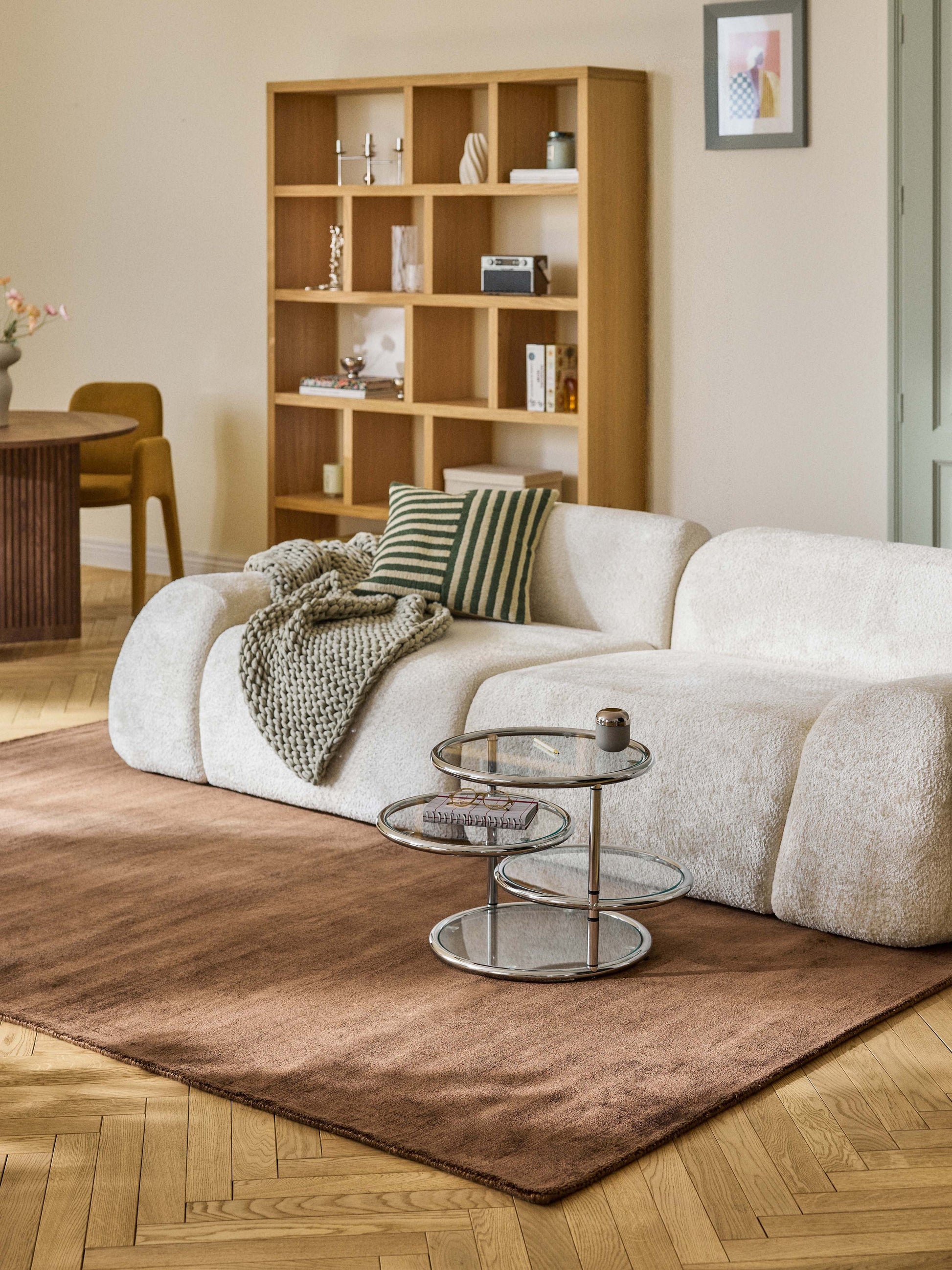 Javerna Viscose Rug, Hand-Woven