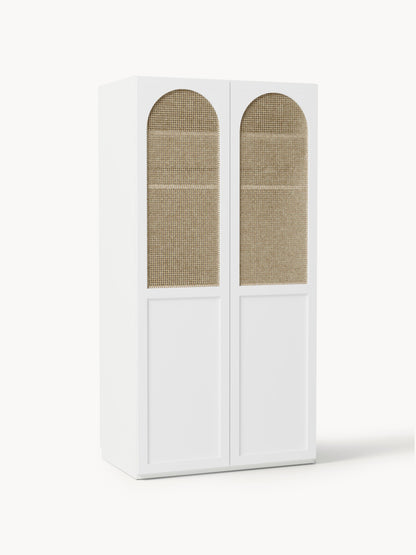 Jenavia Modular Hinged-Door Wardrobe, 100 cm Wide, in Various Sizes